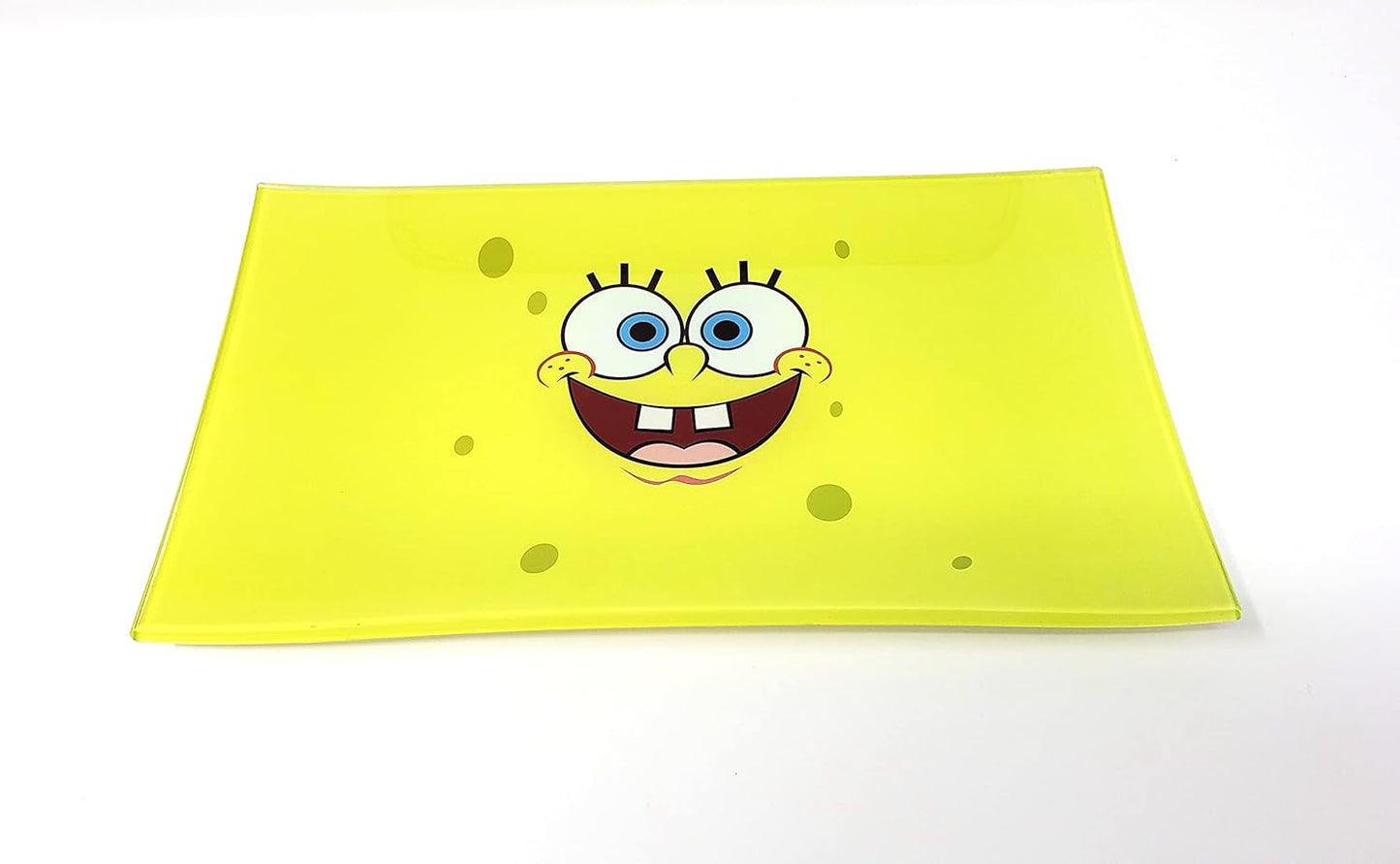 Stormtrooper2 Decorative Glass Tray: Rectangular, White, Black, Gray, Shatter Resistant, Tempered Glass, High Resolution, Easy to Clean, Display Stand, Food & Decorative