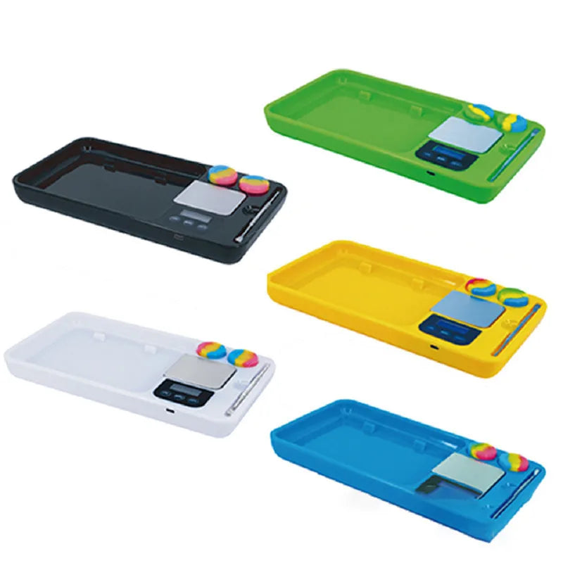 500G/0.01 Type-C Recharging Scale Led Glowing High Precision Digital Electronic Balance Gram with Rolling Tray Weighing Tool