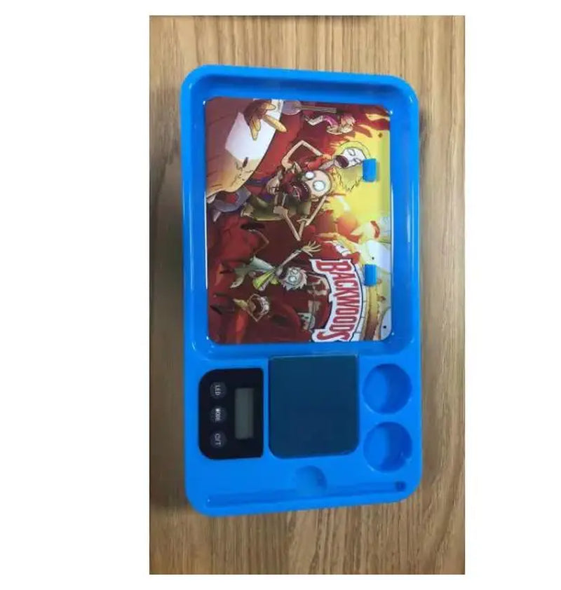 500G/0.01 Type-C Recharging Scale Led Glowing High Precision Digital Electronic Balance Gram with Rolling Tray Weighing Tool